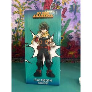 My Hero Academia Izuku Midoriya Bobblehead – Box Signed by Aaron Roberts